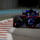 Brendon Hartley driving for Toro Rosso during practice at Yas Marina Circuit in 2018. He won’t compete for the team this year.